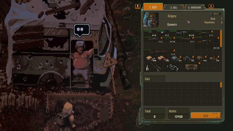 Scavland gameplay: underground bunker corridor